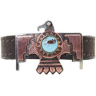 Cuf3/431 - 3/4 Thunderbird Brown Bomber Cuff Jewelry