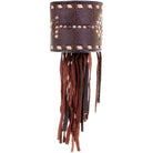 Cuf335 - 3 Brown Bomber Cuff Jewelry