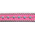 Dc41 - Neon Pink Leather Dog Collar Accessories