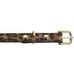 Dc43 - Leopard Suede Leather Dog Collar Accessories