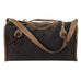 DUF15A - Brown Canvas Duffel Bag