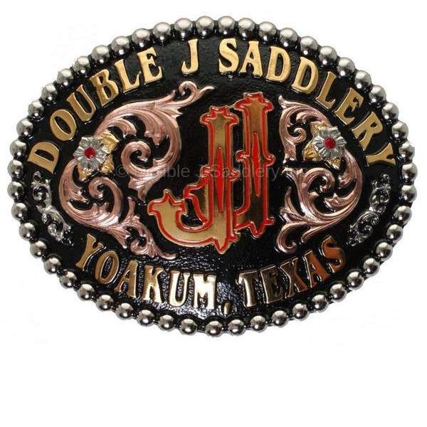 Double J Trophy Buckle - Double J Saddlery