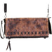 Es12 - Las Cruces Brown Envelope Satchel Handbag