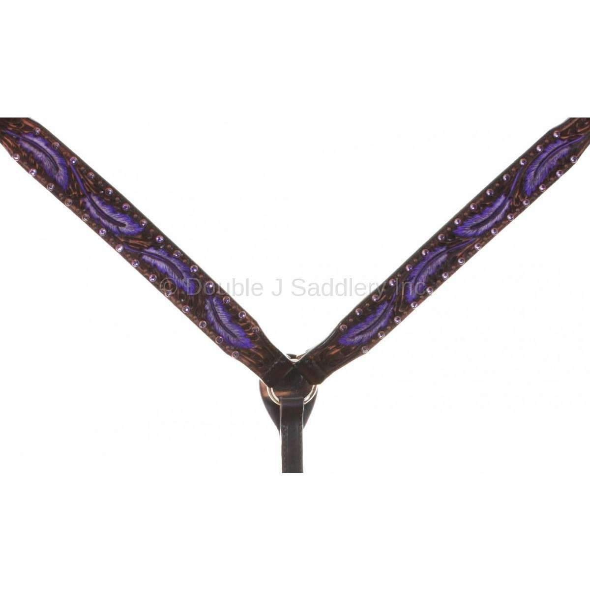 Bc699 - Brown Vintage Breast Collar Tack