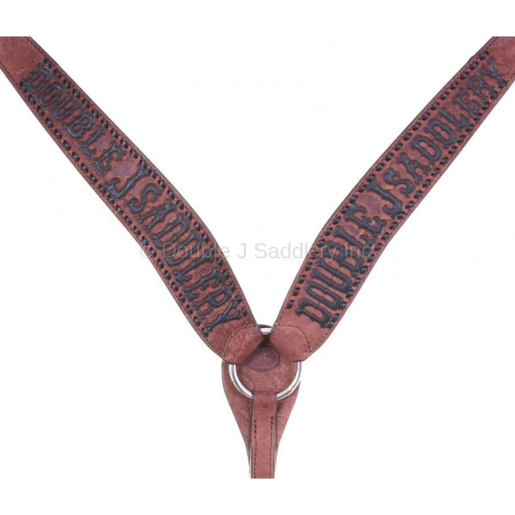 Bc715 - Brown Rough Out Breast Collar Tack