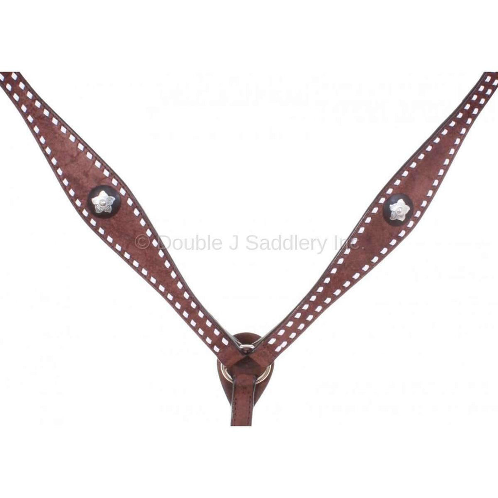 Bc720 - Brown Roughout Breast Collar Tack