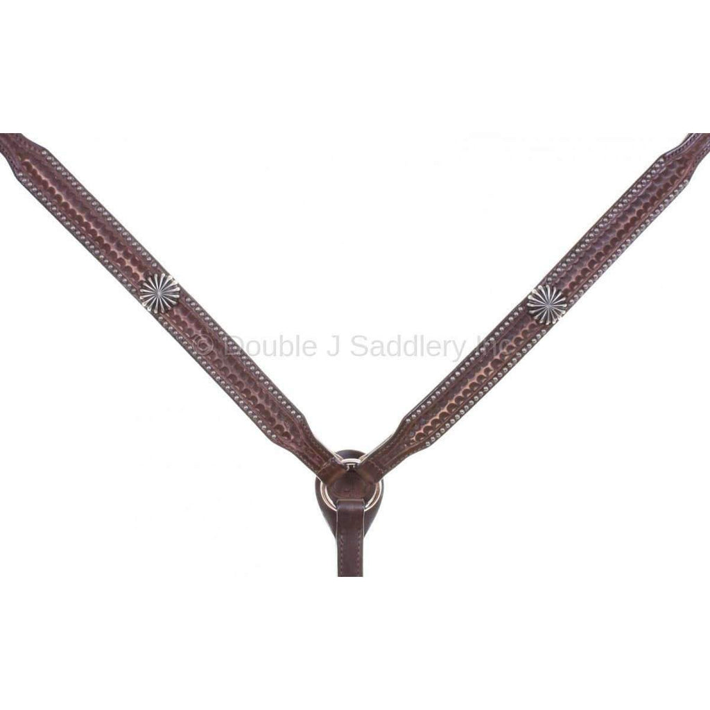 Bc753A - Brown Vintage Breast Collar Tack