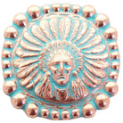 C1013T - Copper Indian Head Concho Concho