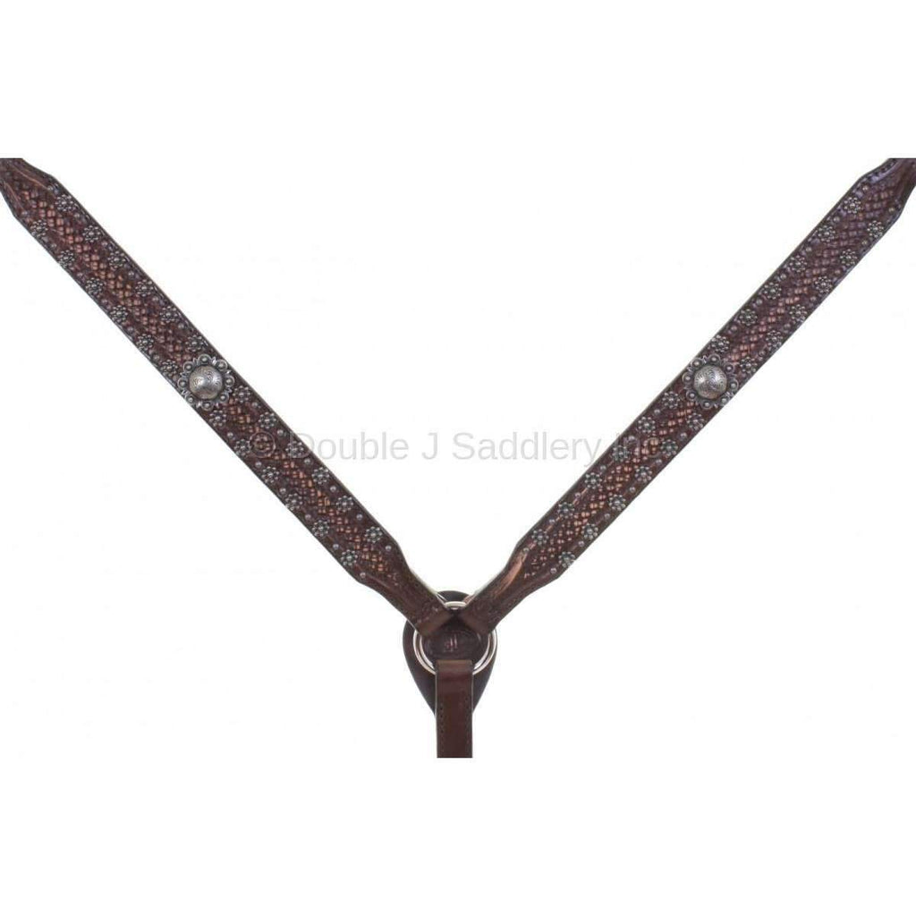 Bc775 - Brown Vintage Breast Collar Tack