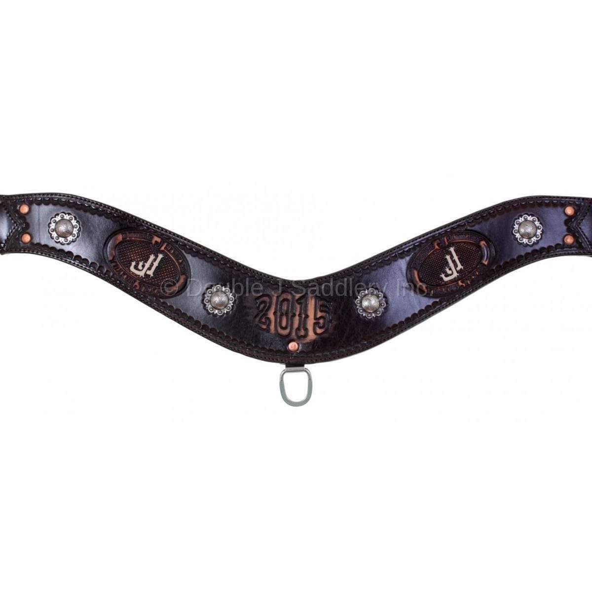 Bc807 - Brown Vintage Breast Collar Tack