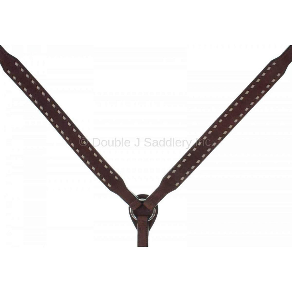 Bc809C - Brown Rough Out Breast Collar Tack