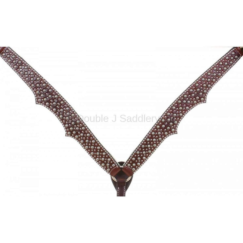 Bc871 - Brown Leather Breast Collar Tack