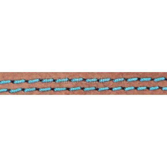 Brown Roughout With Turquoise Threading Design Option