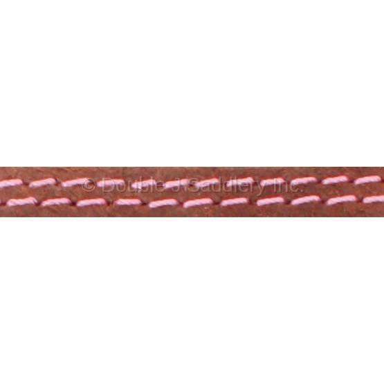 Brown Roughout With Pink Threading Design Option