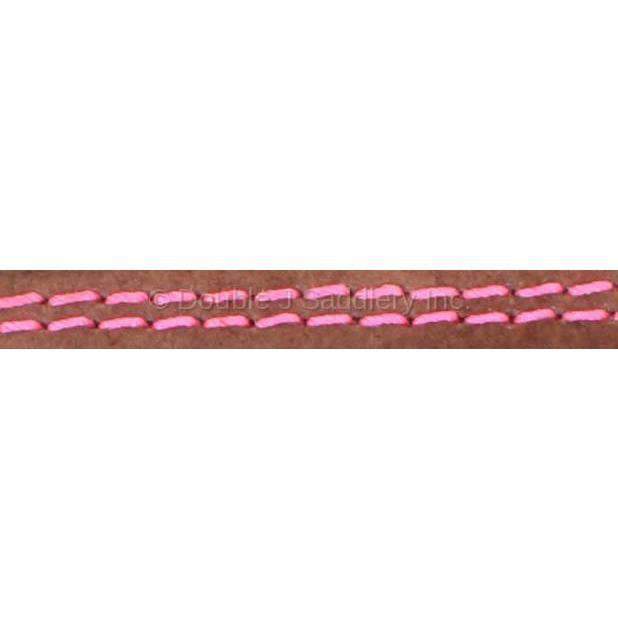Brown Roughout With Neon Pink Threading Design Option