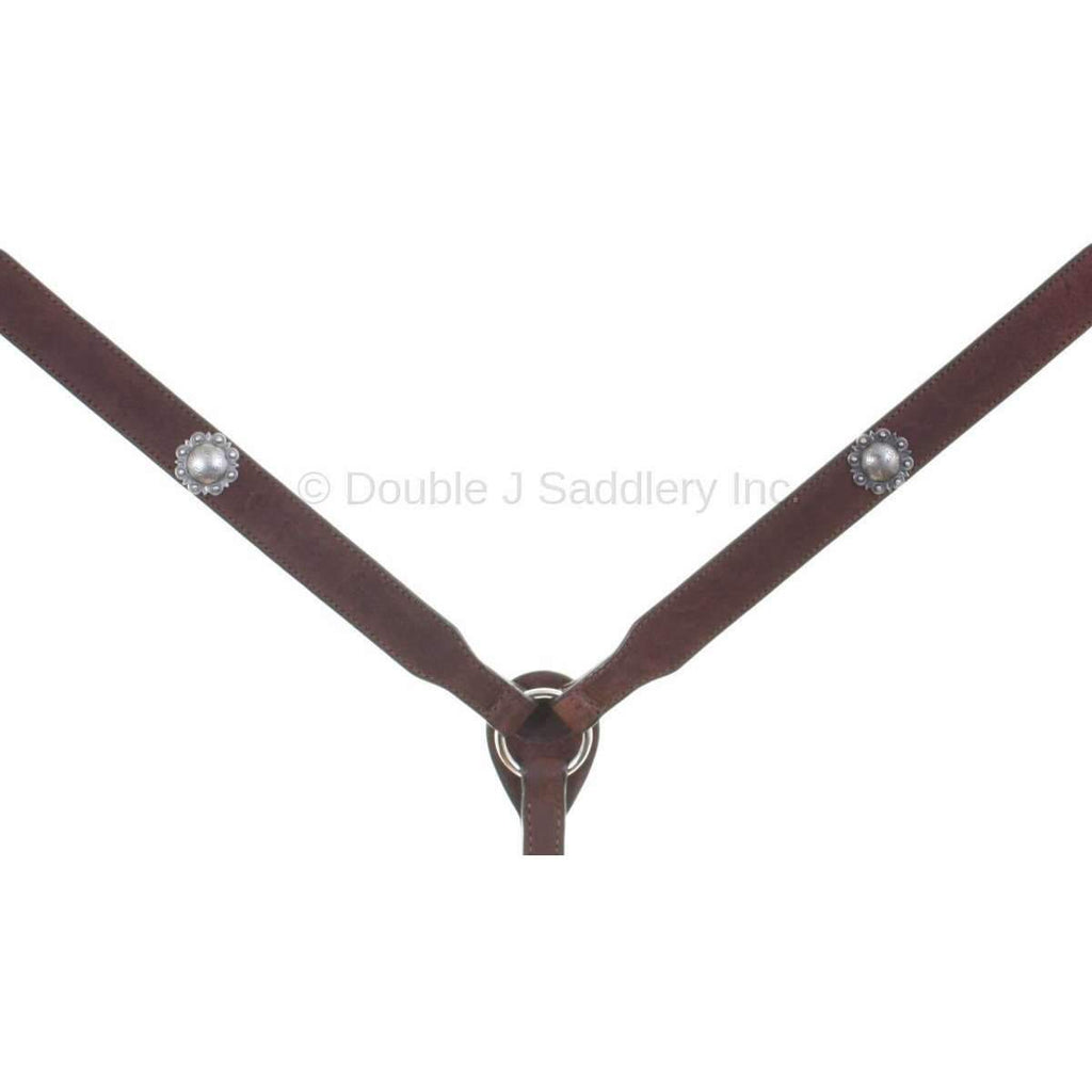 Bc881A - Brown Rough Out Breast Collar Tack