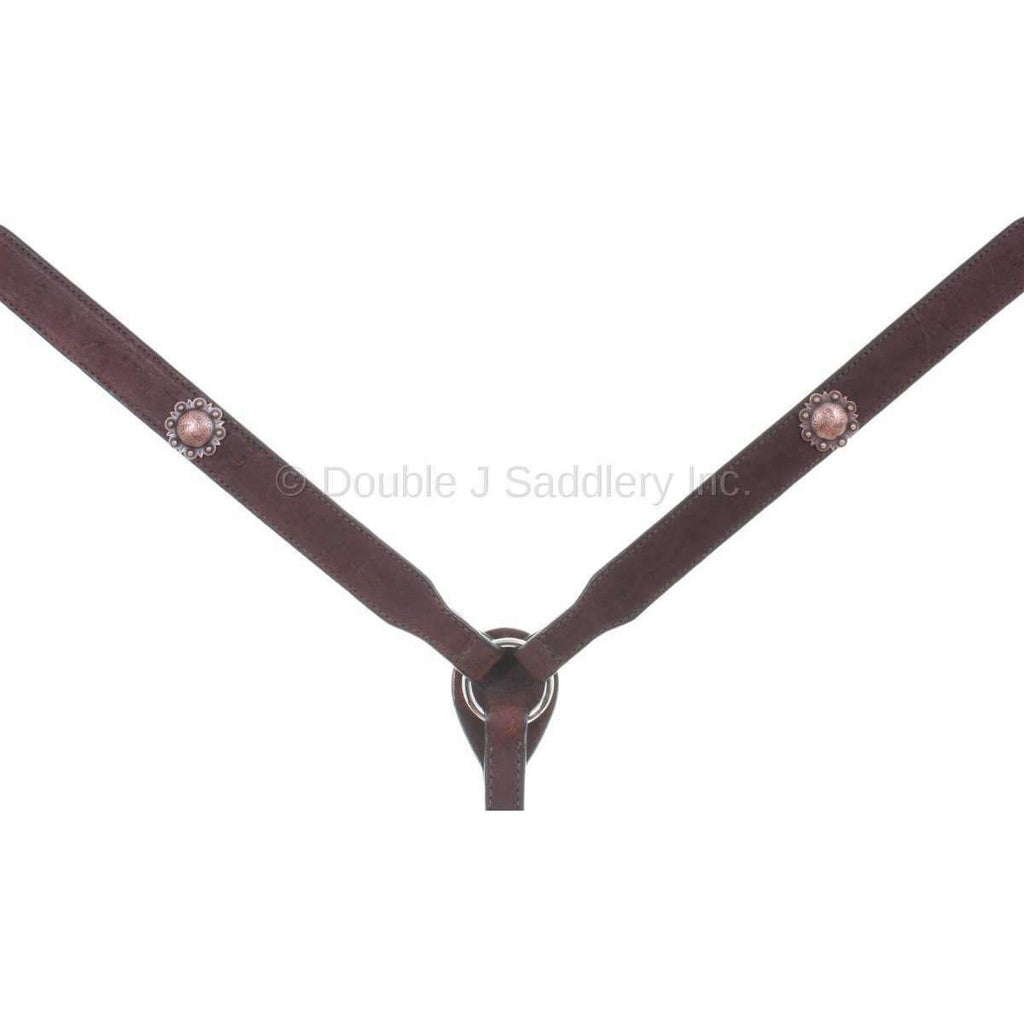 Bc881Ac - Brown Rough Out Breast Collar Tack