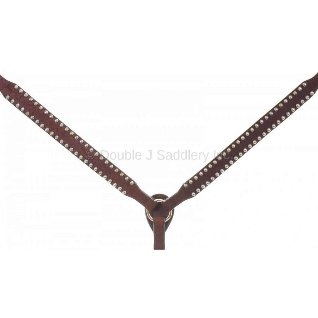 Bc881D - Brown Rough Out Breast Collar Tack