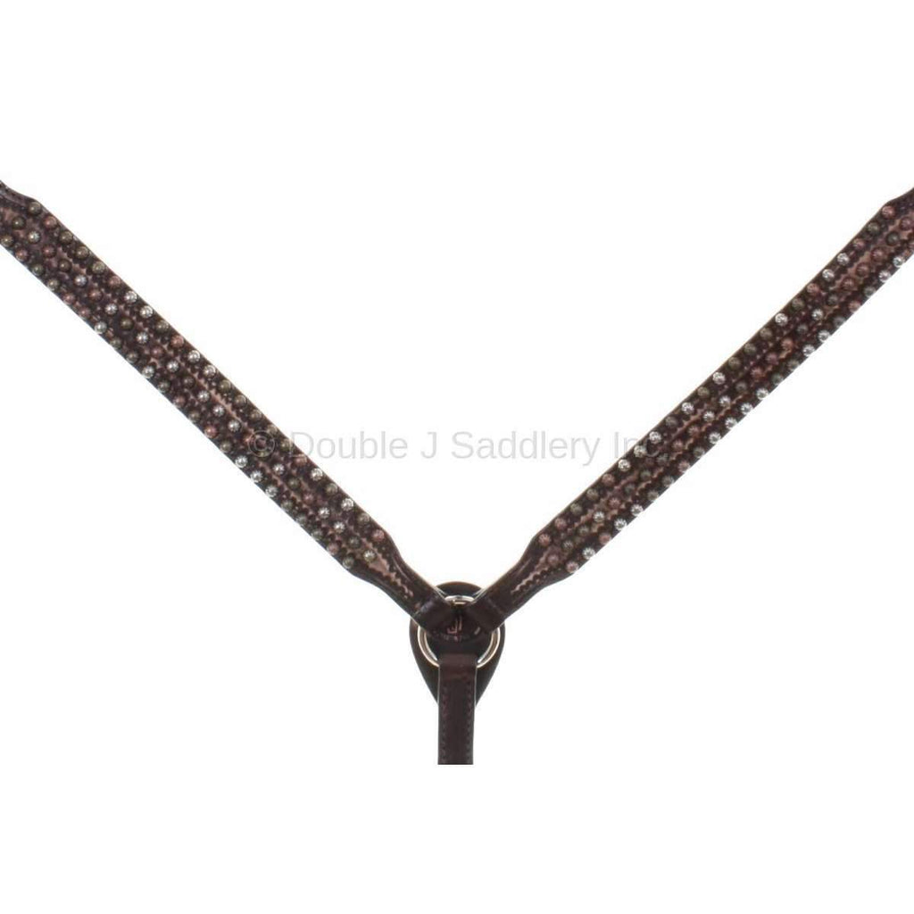 Bc884 - Brown Vintage Breast Collar Tack