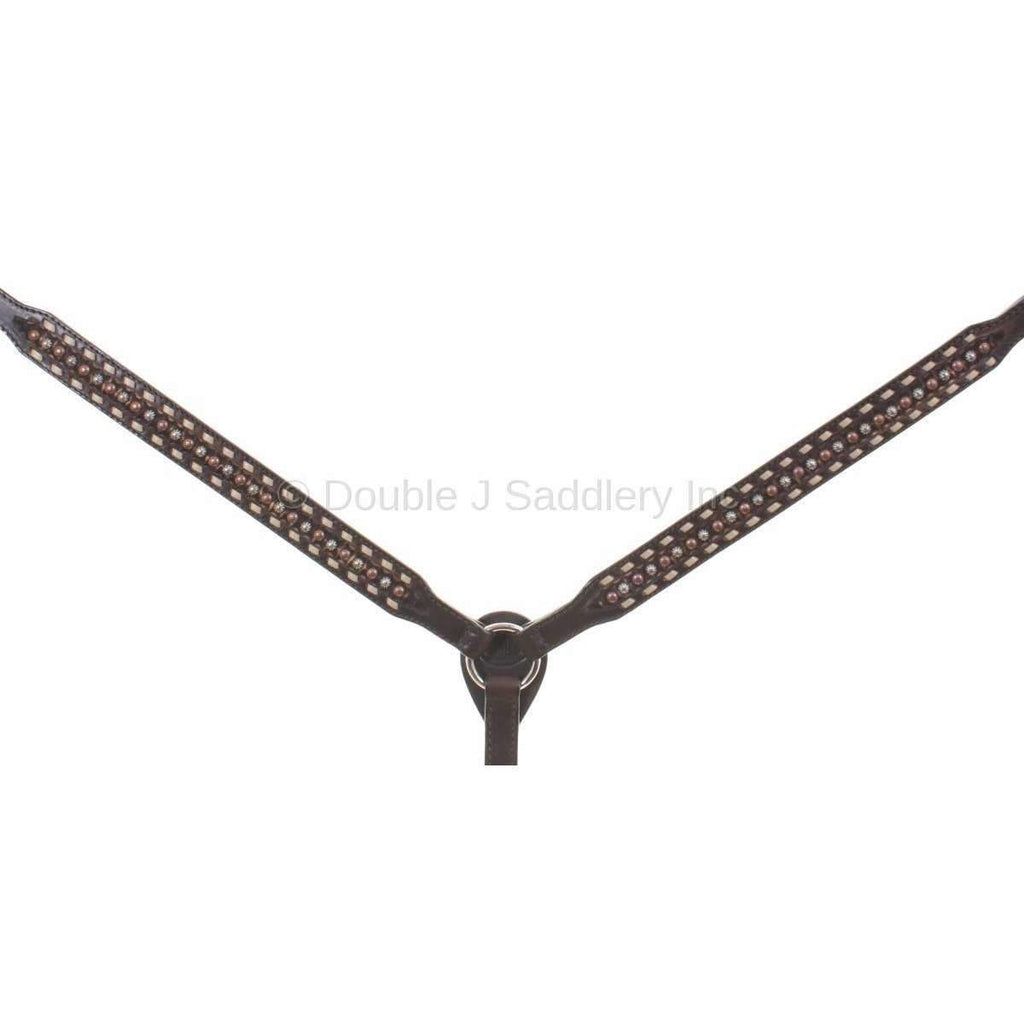 Bc890 - Brown Vintage Breast Collar Tack