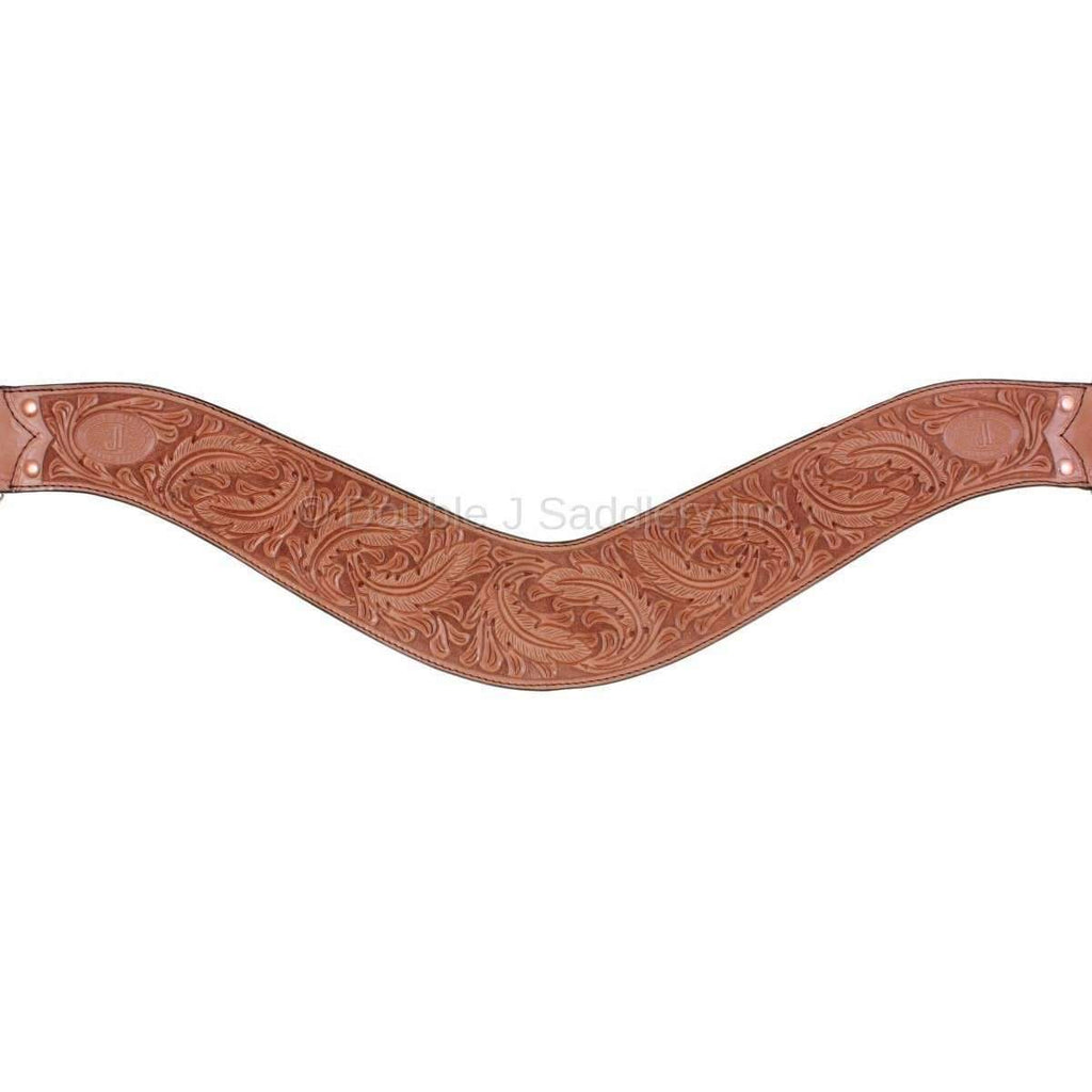 Bc893 - Natural Leather Breast Collar Tack