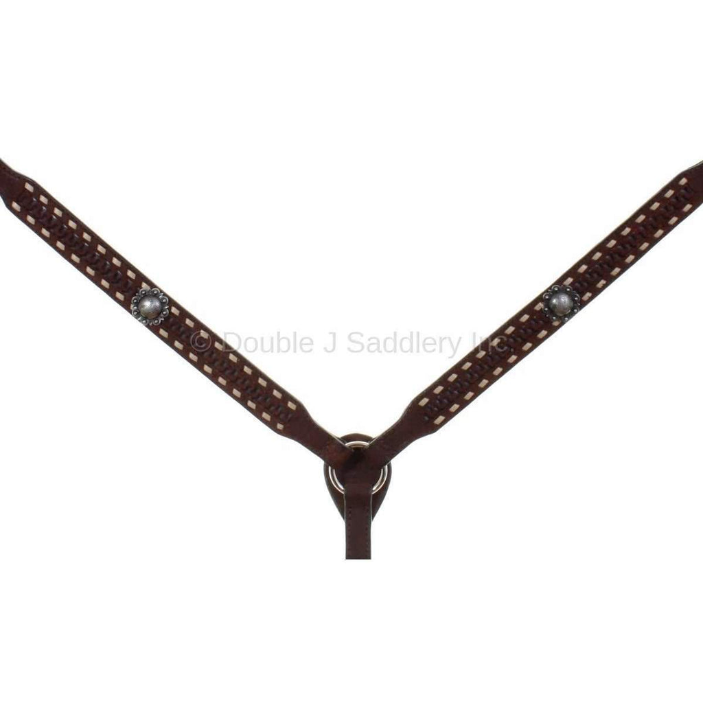 Bc899 - Brown Rough Out Breast Collar Tack