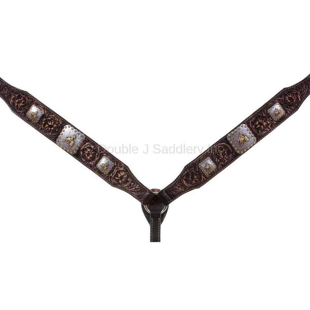 Bc901 - Brown Vintage Breast Collar Tack