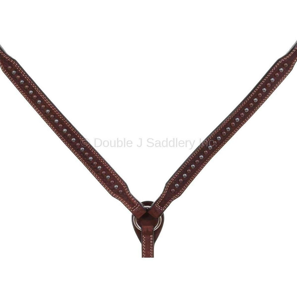 Bc910 - Brown Rough Out Breast Collar Tack