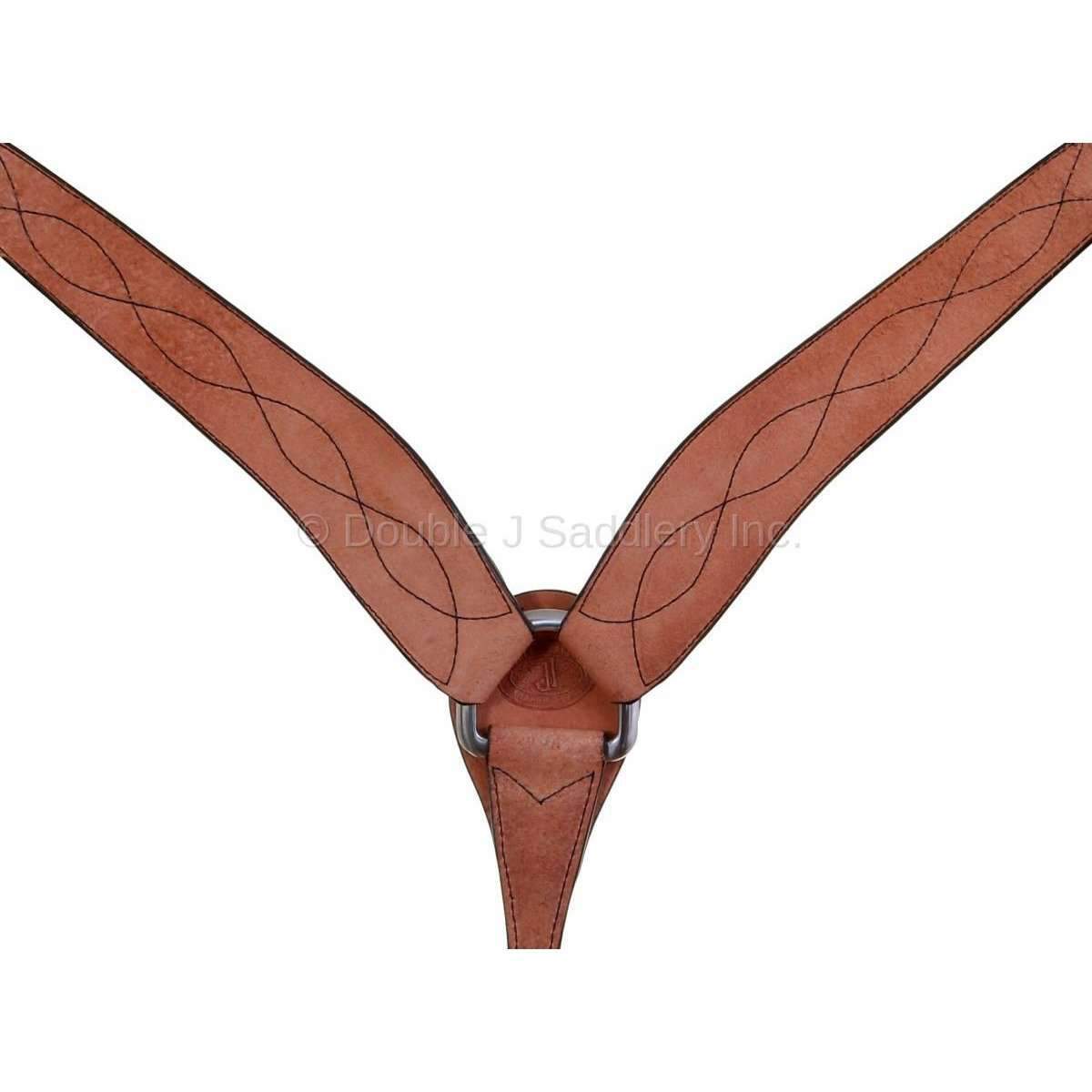 Bc937 - Natural Rough Out Breast Collar Tack