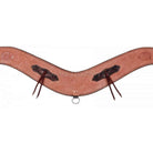 Bc964 - Natural Rough Out Overlay Breast Collar Tack