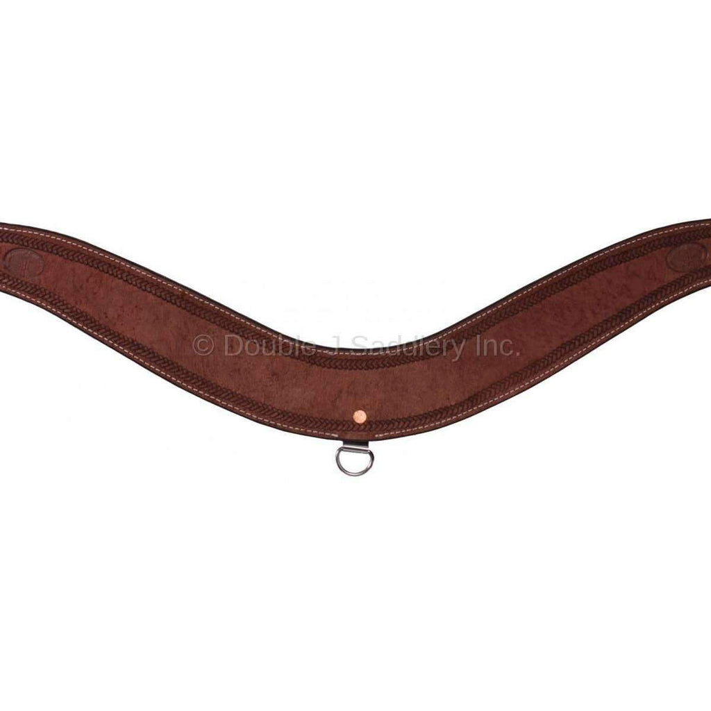 Bc396 - Brown Rough Out Breast Collar Tack