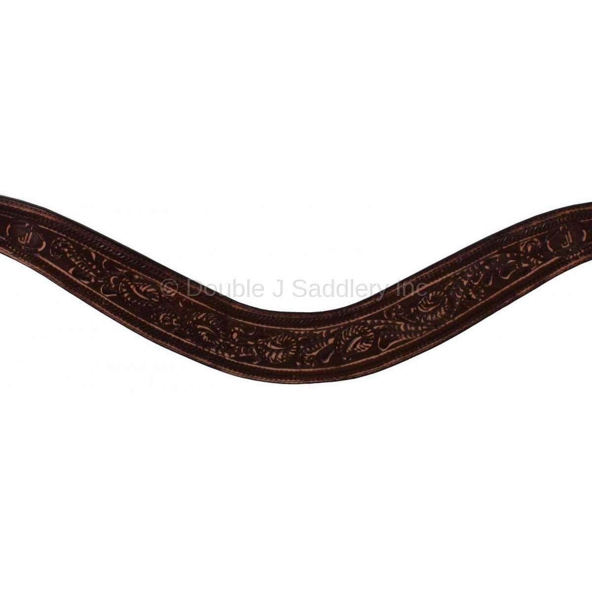 Bc417 - Vintage Hand-Tooled Breast Collar Tack