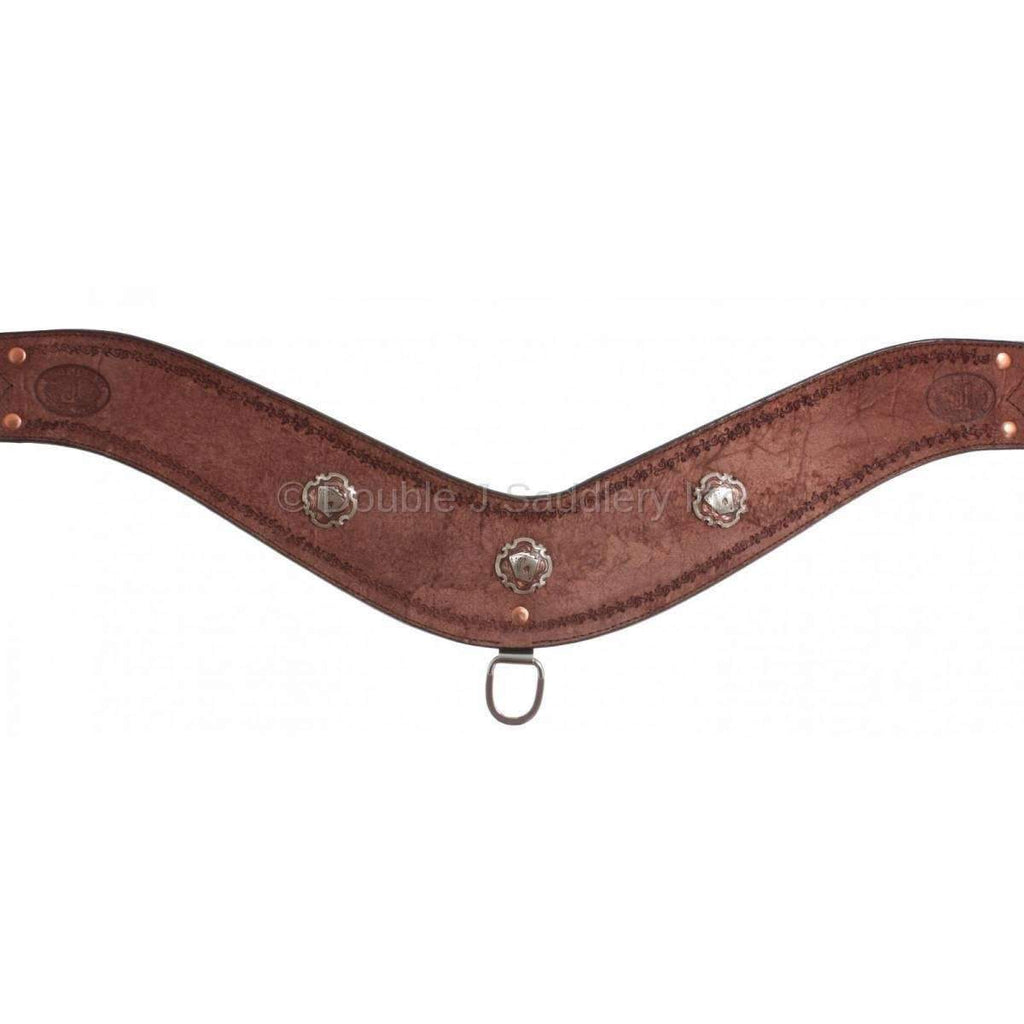 Bc617 - Brown Rough Out Breast Collar Tack