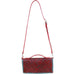 Fc03 - Red Antique Floral Folding Clutch Handbag