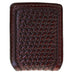 FMMC03 - Cognac Leather Tooled Flat Magnetic Money Clip