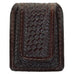 Fmmc04 - Brown Leather Tooled Flat Magnetic Money Clip Wallet