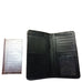 CB31 - Hand-Tooled Inlayed Checkbook Wallet