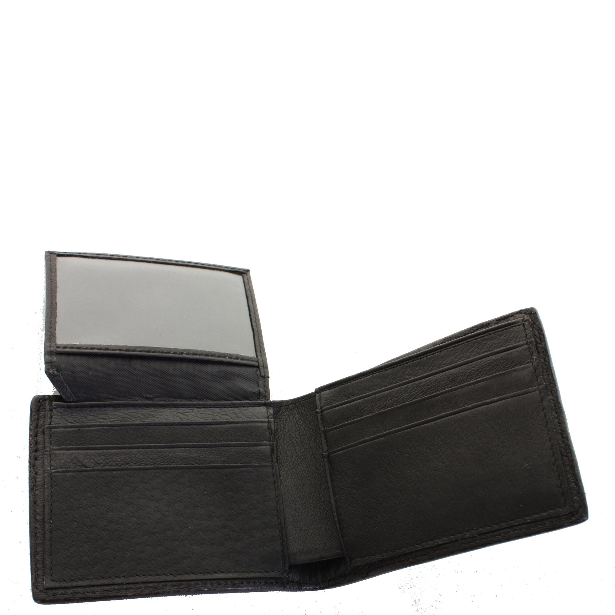 Dark Brown Ostrich Mens Wallet