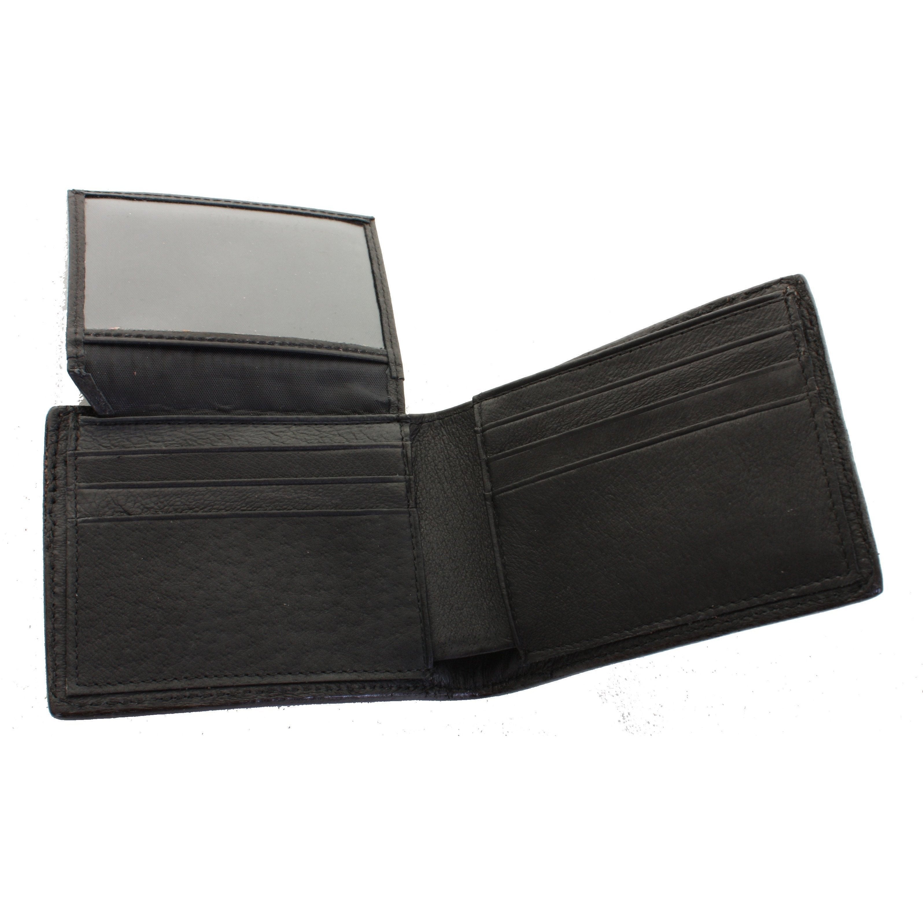 BF01A - Hand-Tooled Mens Bifold Wallet - Double J Saddlery