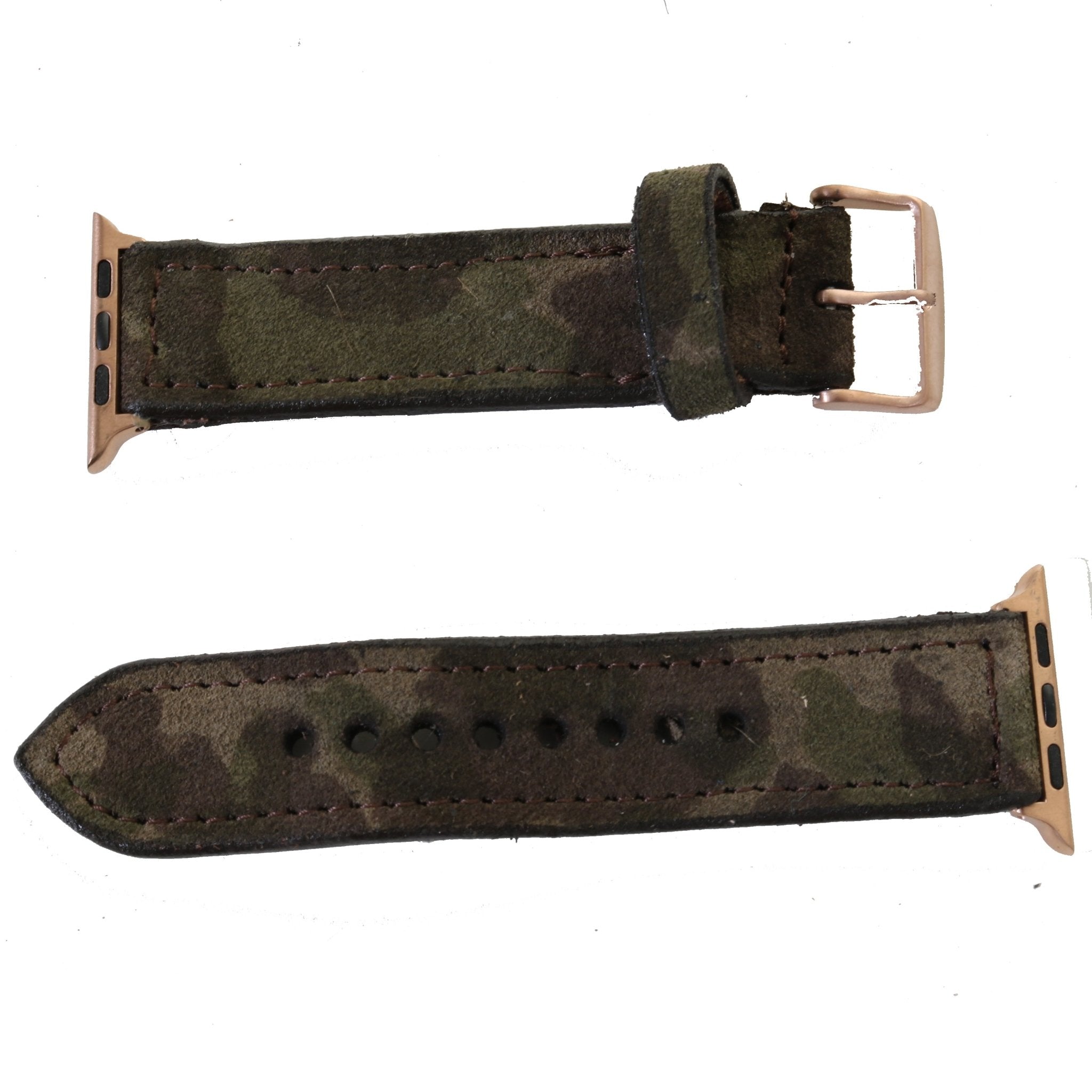 AWB11 - Camo Suede Apple Watch Band - Double J Saddlery