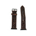 AWB16 - Brown Vintage Floral Tooled Apple Watch Band - Double J Saddlery