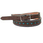 B1151 - Bomber Leather Buck Stitched Belt - Double J Saddlery