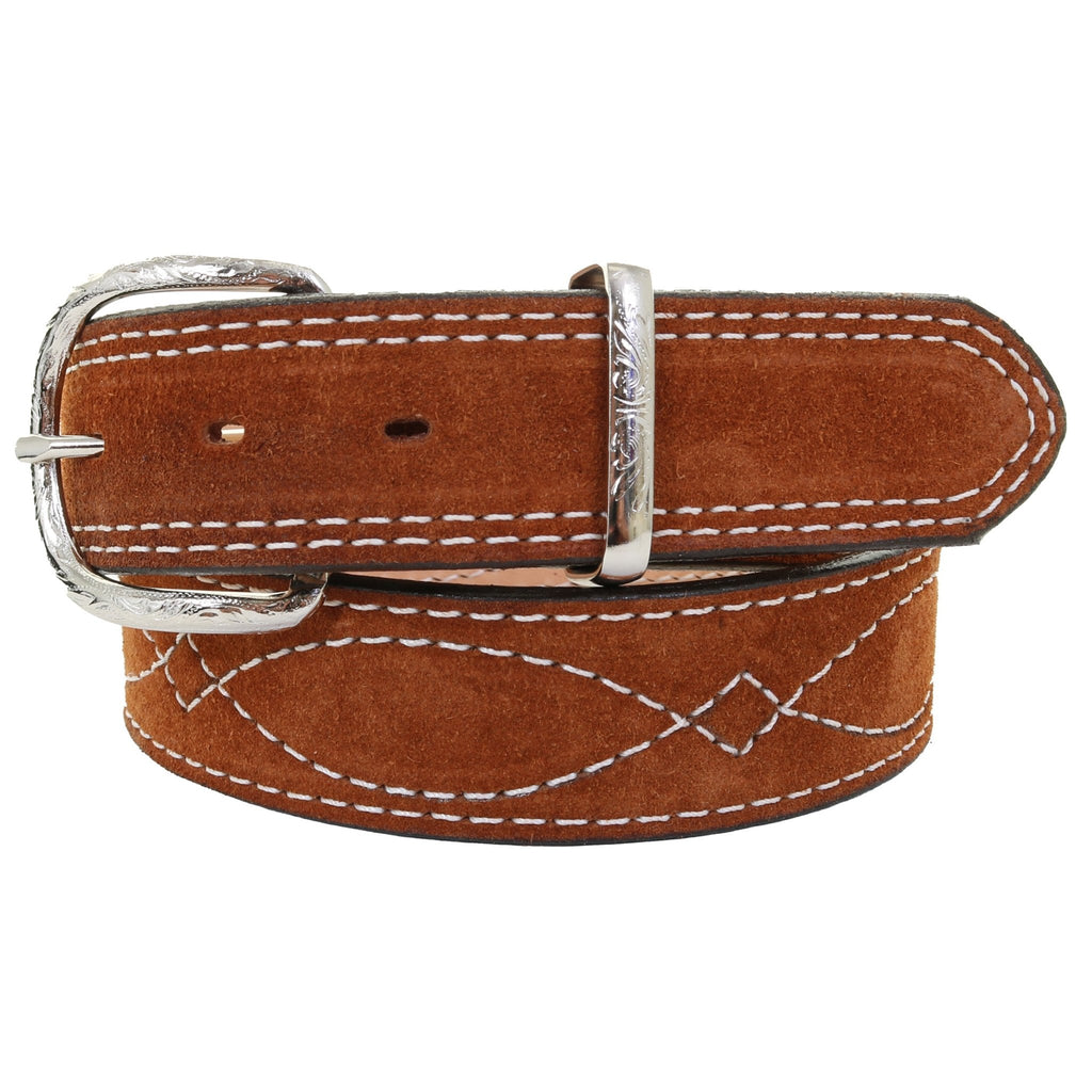 B1196 - Toast Suede Belt - Double J Saddlery