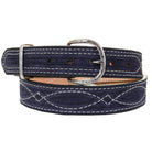 B1198D - Navy Suede Belt - Double J Saddlery