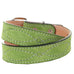 B1216A - Lime Green Suede Belt - Double J Saddlery