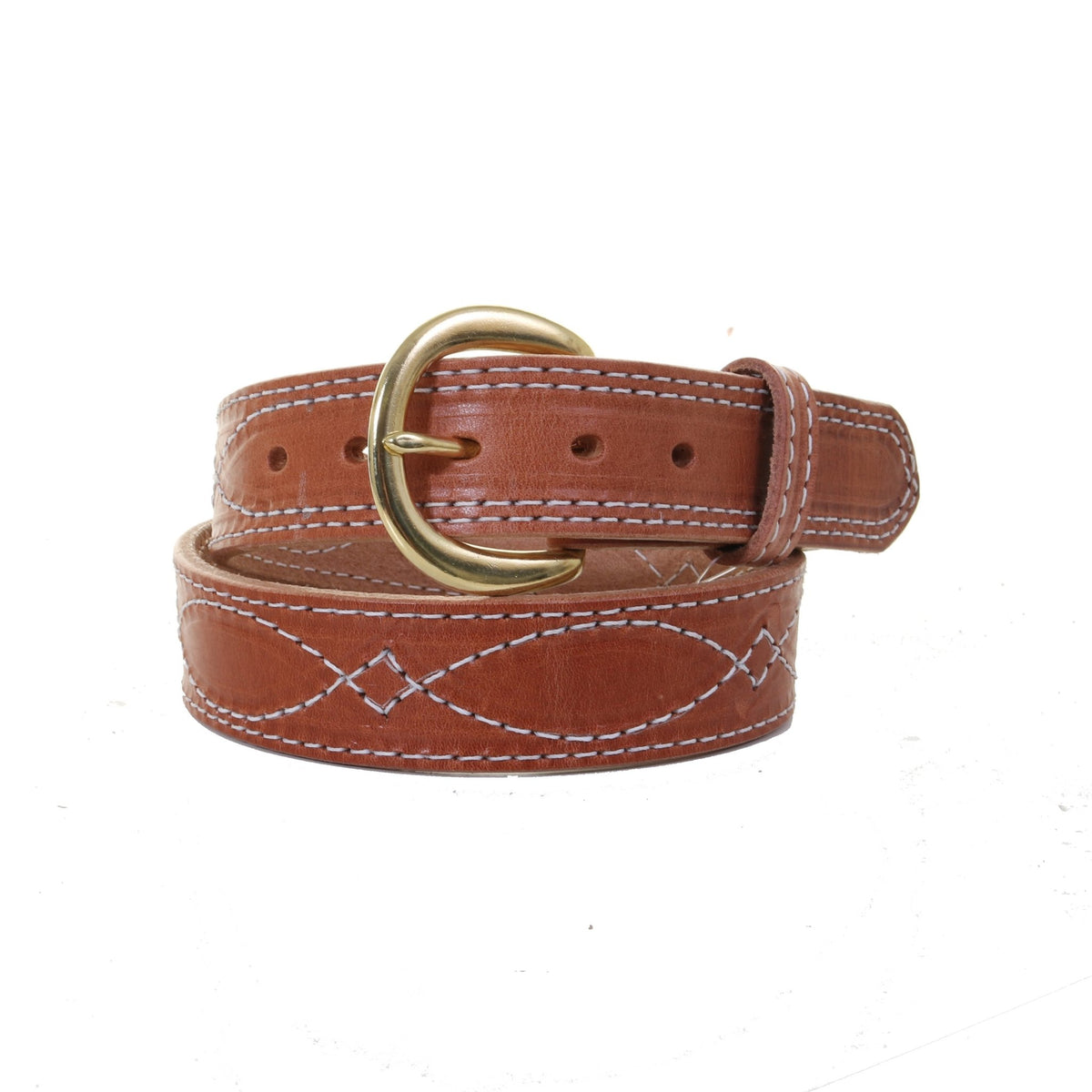 Scandia Woods Italian Leather Stitching Belt italian_suede_light_blue.png?  main image 3
