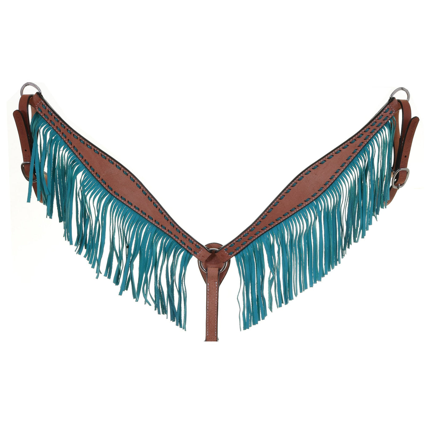 HR Turquoise Stitched Breast Collar main image 0
