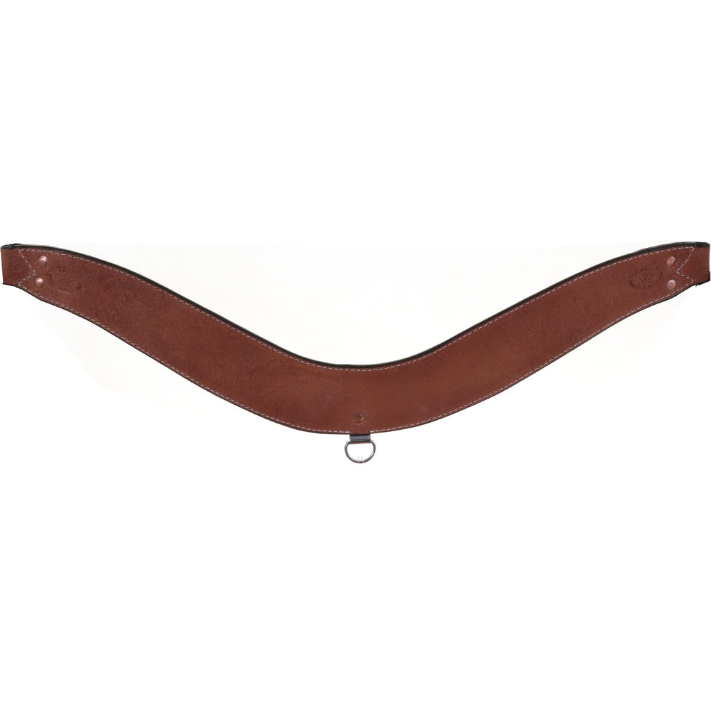 BC1085 - Chestnut Rough Out Breast Collar - Double J Saddlery