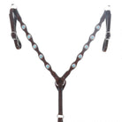 BC1109A - Brown Roughout Breast Collar - Double J Saddlery