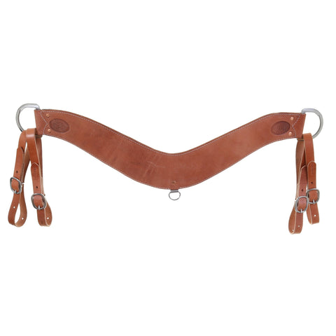 BC724A - Harness Leather Breast Collar - Double J Saddlery